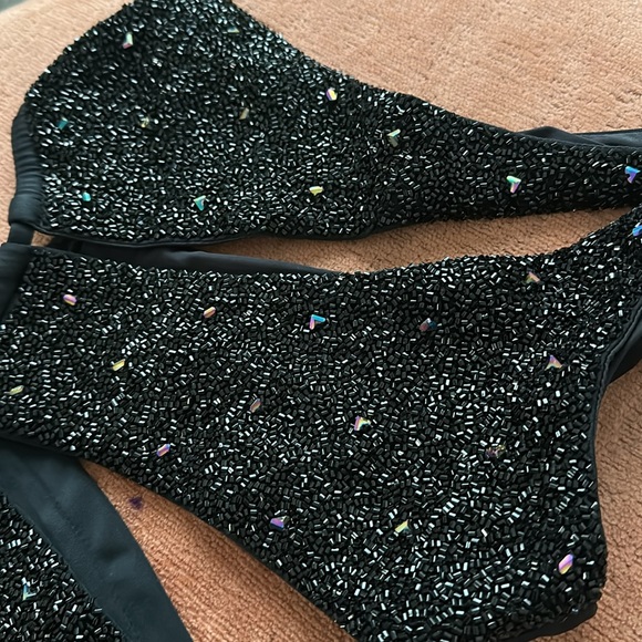 NEW OCEANUS | CAREY SWIMSUIT Glitter Sparkle Cutout one piece - Picture 9 of 11